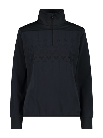 CMP Fleecepullover in Schwarz