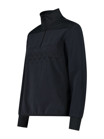 CMP Fleecepullover in Schwarz