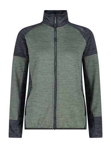 CMP Fleecejacke in Khaki/ Grau