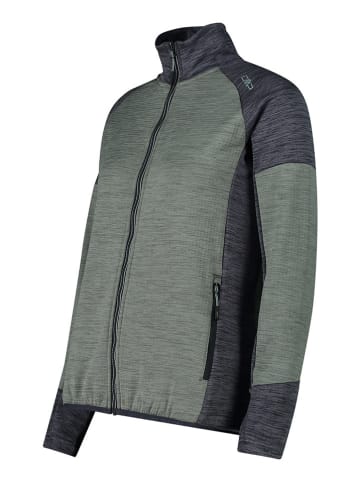 CMP Fleecejacke in Khaki/ Grau