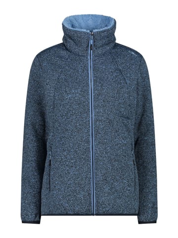 CMP Fleecejacke in Blau/ Schwarz