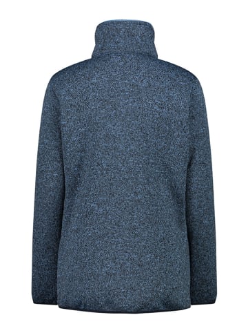 CMP Fleecejacke in Blau/ Schwarz