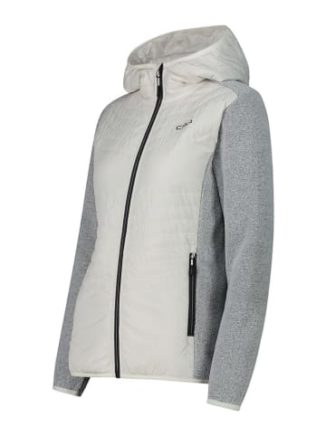 CMP Hybride jas crème/grijs