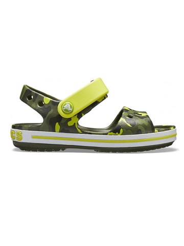 Crocs Sandalen "Crocband" in Grün/ Khaki