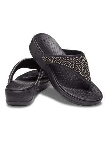 Crocs Zehentrenner "Monterey" in Schwarz