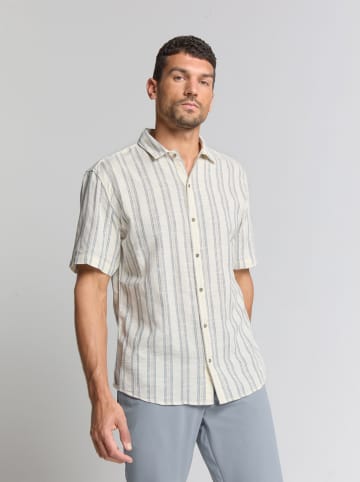 No Excess Hemd - Regular fit - in Creme/ Hellblau