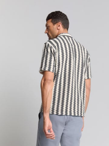 No Excess Hemd - Regular fit - in Creme/ Schwarz