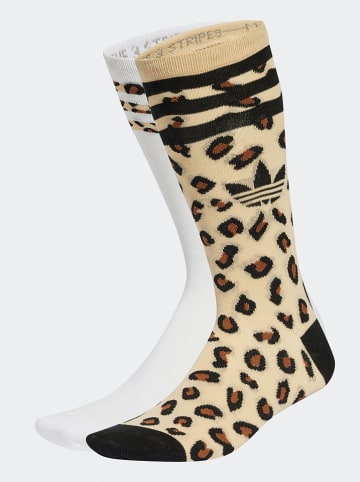 adidas 2er-Set: Kniestrümpfe in Gelb