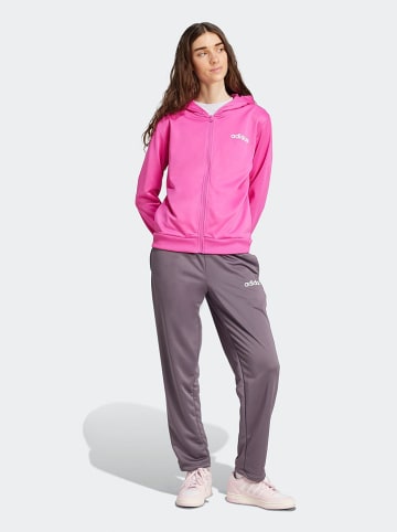 adidas 2-delige outfit grijs/roze