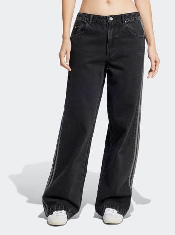 adidas Spijkerbroek - wide leg - zwart
