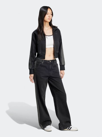 adidas Dżinsy - Wide leg - w kolorze czarnym