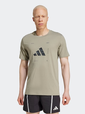 adidas Koszulka w kolorze khaki