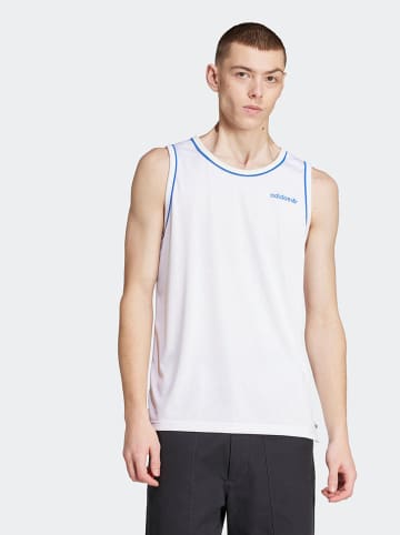 adidas Top w kolorze białym