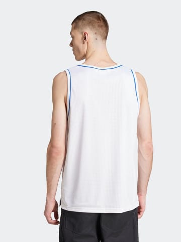 adidas Top w kolorze białym