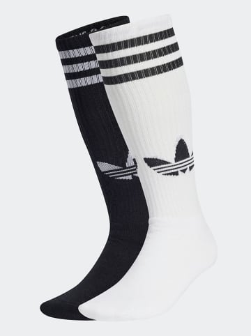 adidas 2er-Set: Socken in Schwarz/ Weiß
