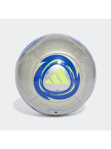 adidas Fußball in Silber/ Blau