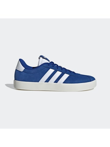 adidas Skórzane sneakersy w kolorze niebiesko-granatowym