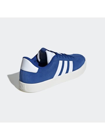adidas Skórzane sneakersy w kolorze niebiesko-granatowym