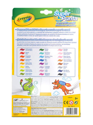 Crayola 24-delige set: viltstiften - vanaf 3 jaar