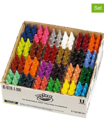 Crayola 144-delige set: waskrijtjes - vanaf 12 maanden