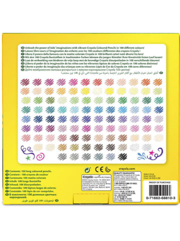 Crayola 100-delige set: kleurpotloden - vanaf 3 jaar