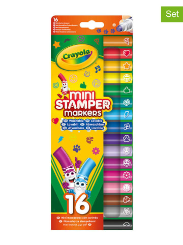 Crayola 16er-Set: Mini-Filzstifte - ab 3 Jahren