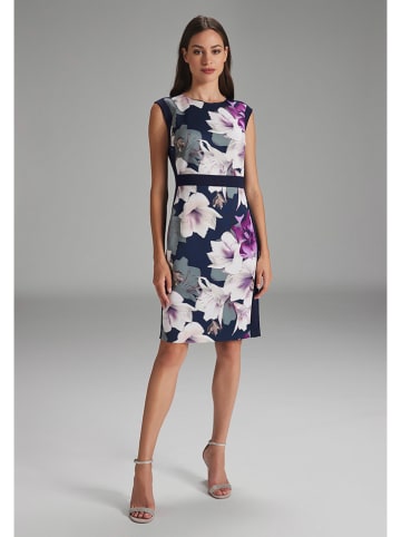 SWING Kleid in Dunkelblau/ Lila