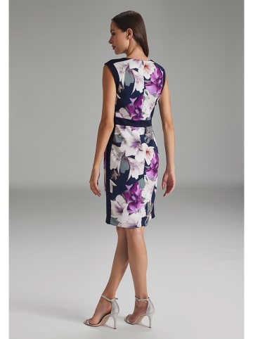 SWING Kleid in Dunkelblau/ Lila