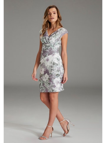 SWING Jurk lila/wit