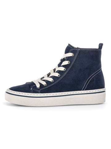 Gabor Leder-Sneakers in Dunkelblau