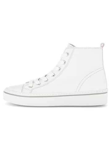 Gabor Leder-Sneakers in Weiß