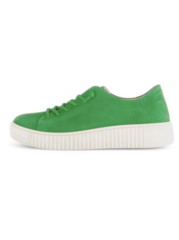 Gabor Leren sneakers groen