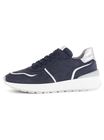 Gabor Leren sneakers donkerblauw/wit