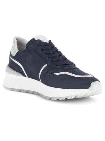 Gabor Leren sneakers donkerblauw/wit