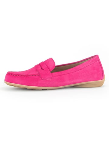 Gabor Leder-Mokassins in Pink