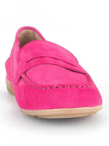 Gabor Leder-Mokassins in Pink