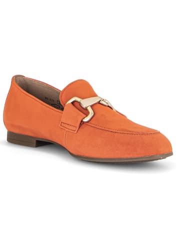 Gabor Leder-Mokassins in Orange