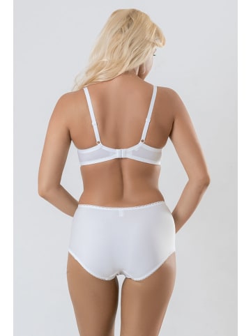 Valea Pełne figi figh waist "Valeria" w kolorze białym