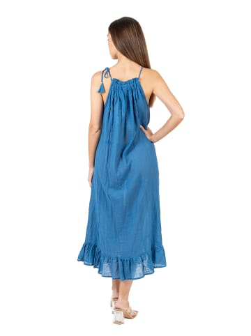 Isla Bonita by SIGRIS Jurk blauw/bruin