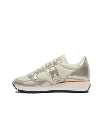 Saucony Leren sneakers beige/goudkleurig