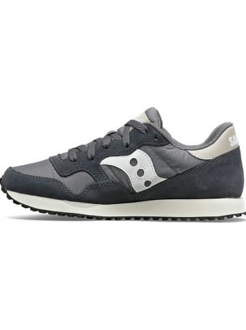 Saucony Leder-Sneakers "DXN Trainer" in Grau