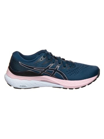 asics Laufschuhe "GEL-KAYANO 28" in Dunkelblau/ Rosa/ Schwarz