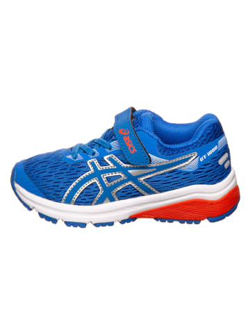 asics Buty "GT-1000 7 PS" w kolorze czarno-niebieskim do biegania