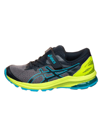 asics Buty "GT-1000 10 PS" w kolorze czarno-niebieskim-żółtym do biegania
