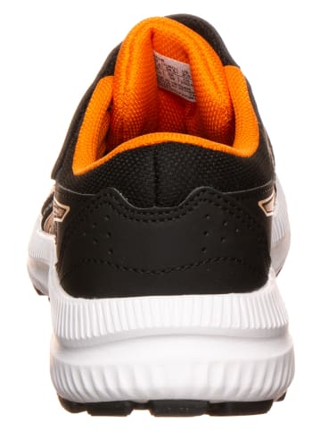 asics Buty "CONTEND 8 PS" w kolorze czarno-pomarańczowym do biegania