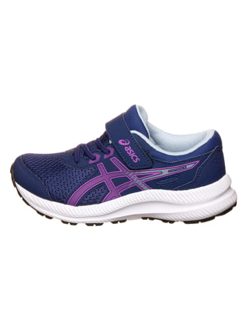 asics Buty "CONTEND 8 PS" w kolorze fioletowo-granatowym do biegania