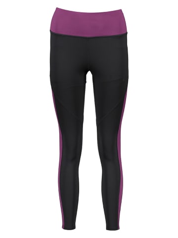 asics Funktionsleggings in Schwarz/ Lila