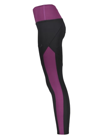 asics Funktionsleggings in Schwarz/ Lila