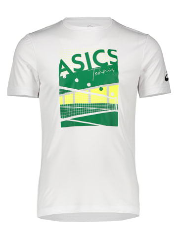 asics Koszulka funkcyjna w kolorze białym