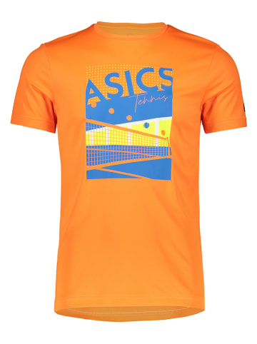 asics Koszulka funkcyjna w kolorze pomarańczowym